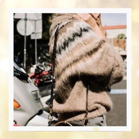 MAGASCHONI | NWOT Scandi Fair Isle Wool Blend Sweater Super Soft Size S - Picture 5 of 12